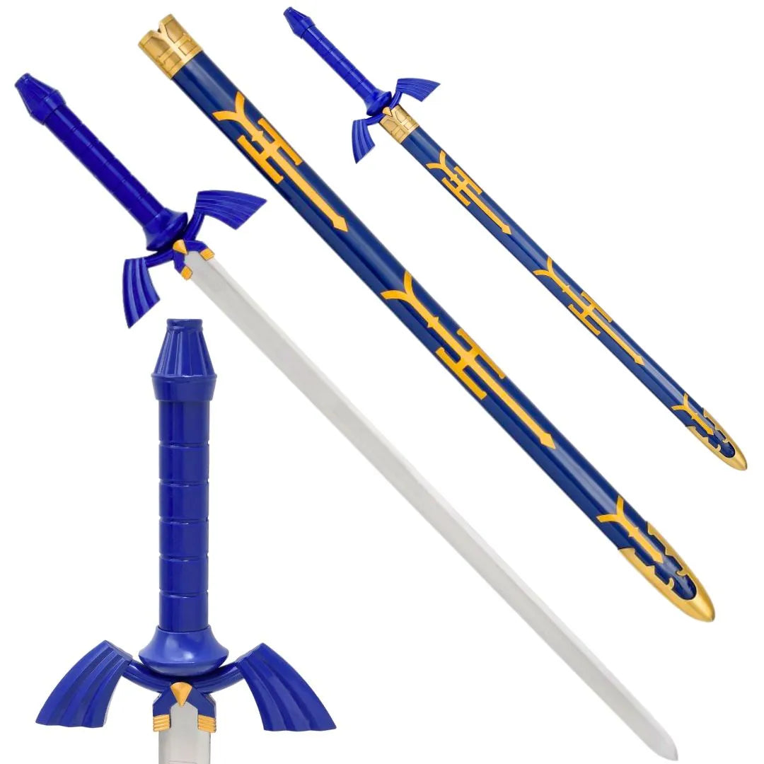 Espada Mestre Zelda Decorativa Azul 100cm 15961