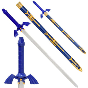 Imagen de Espada maestra de Zelda Azul decorativa 100cm  15961 parte de nuestra colección en Espadas y más, sitio oficial.