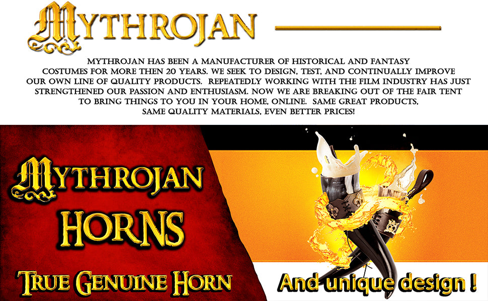 Mythrojan Cuerno para Beber Forjado a Mano Twisted Rack - Imagen 15