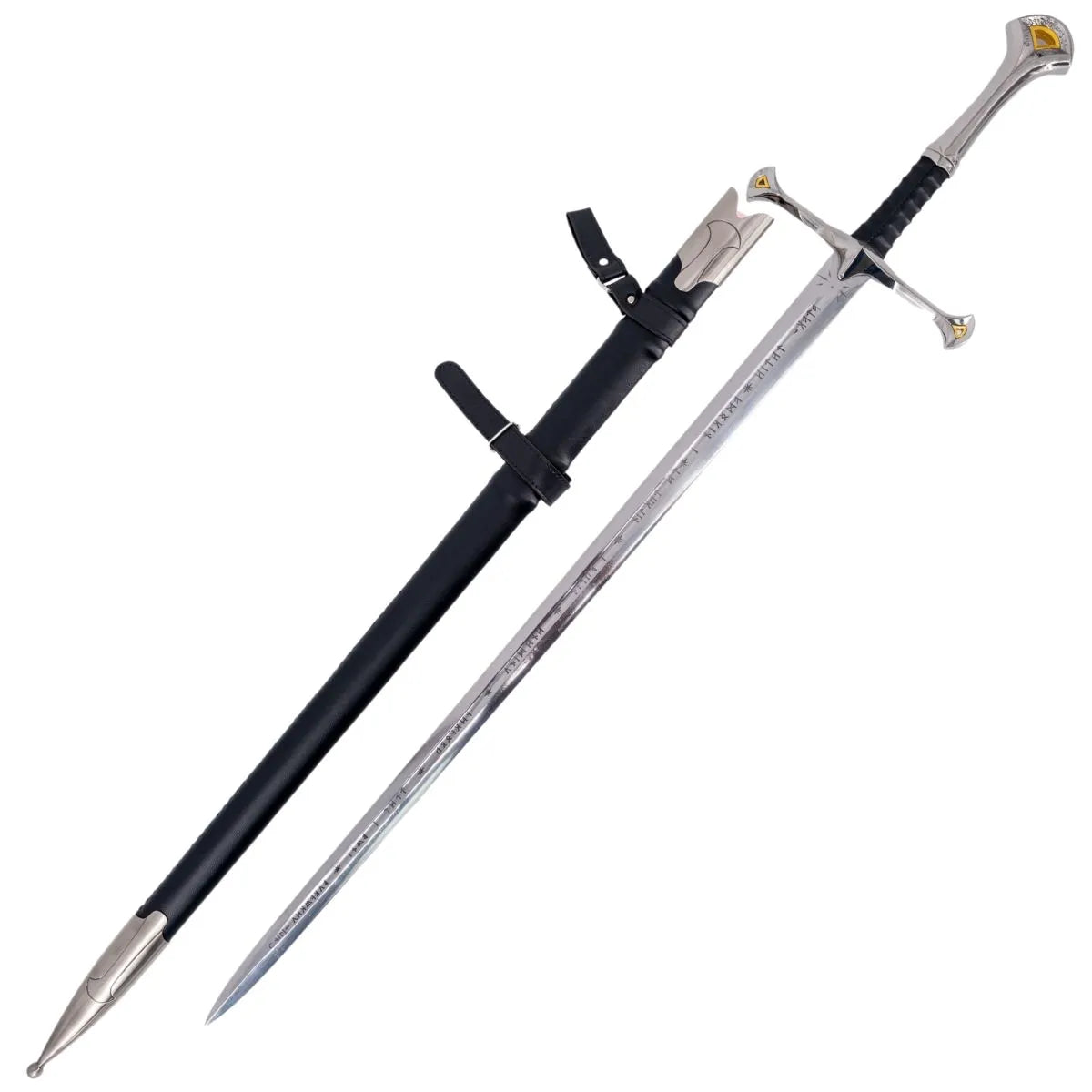 Espada Andúril Funcional Afilada de Acero al Carbono 1065