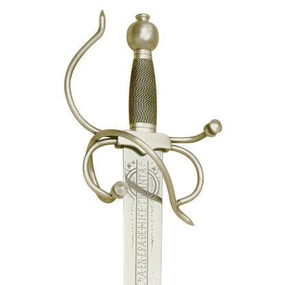 Imagen de Espada Colada del Cid MARTO - Acabado Plata Envejecida parte de nuestra colección en Espadas y Más, sitio oficial.