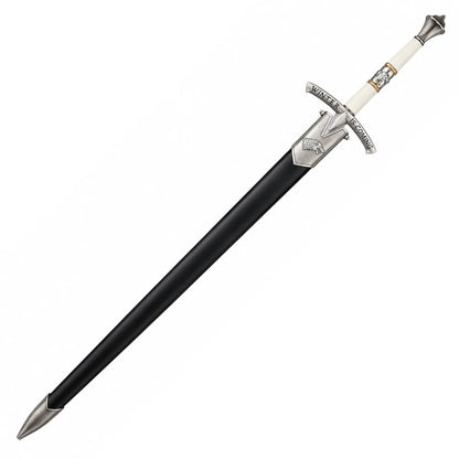 Espada Hielo Juego De Tronos Acero Inoxidable con Soporte - blanco