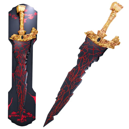 Espada Negra de Maliketh Réplica Decorativa Elden Ring