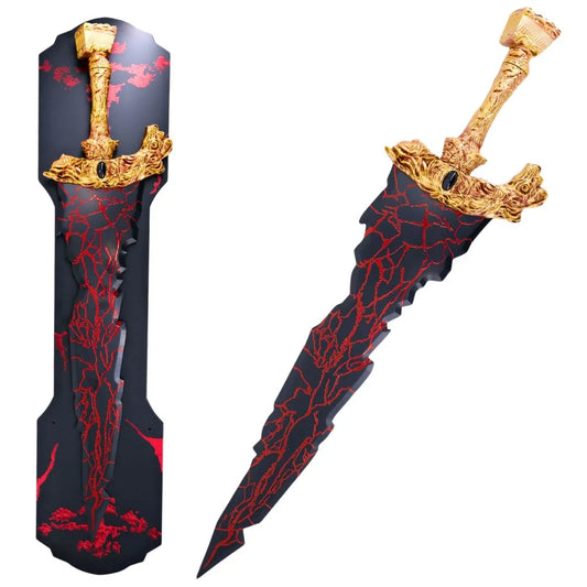 Espada Negra de Maliketh Réplica Decorativa Elden Ring