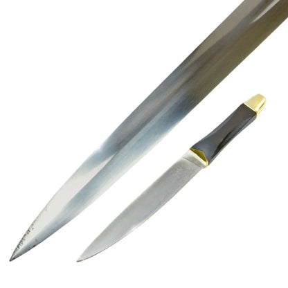 Imagen de Espada Strider de Aragorn Funcional afilada de Acero de Damasco 41666 parte de nuestra colección en Espadas y más, sitio oficial.