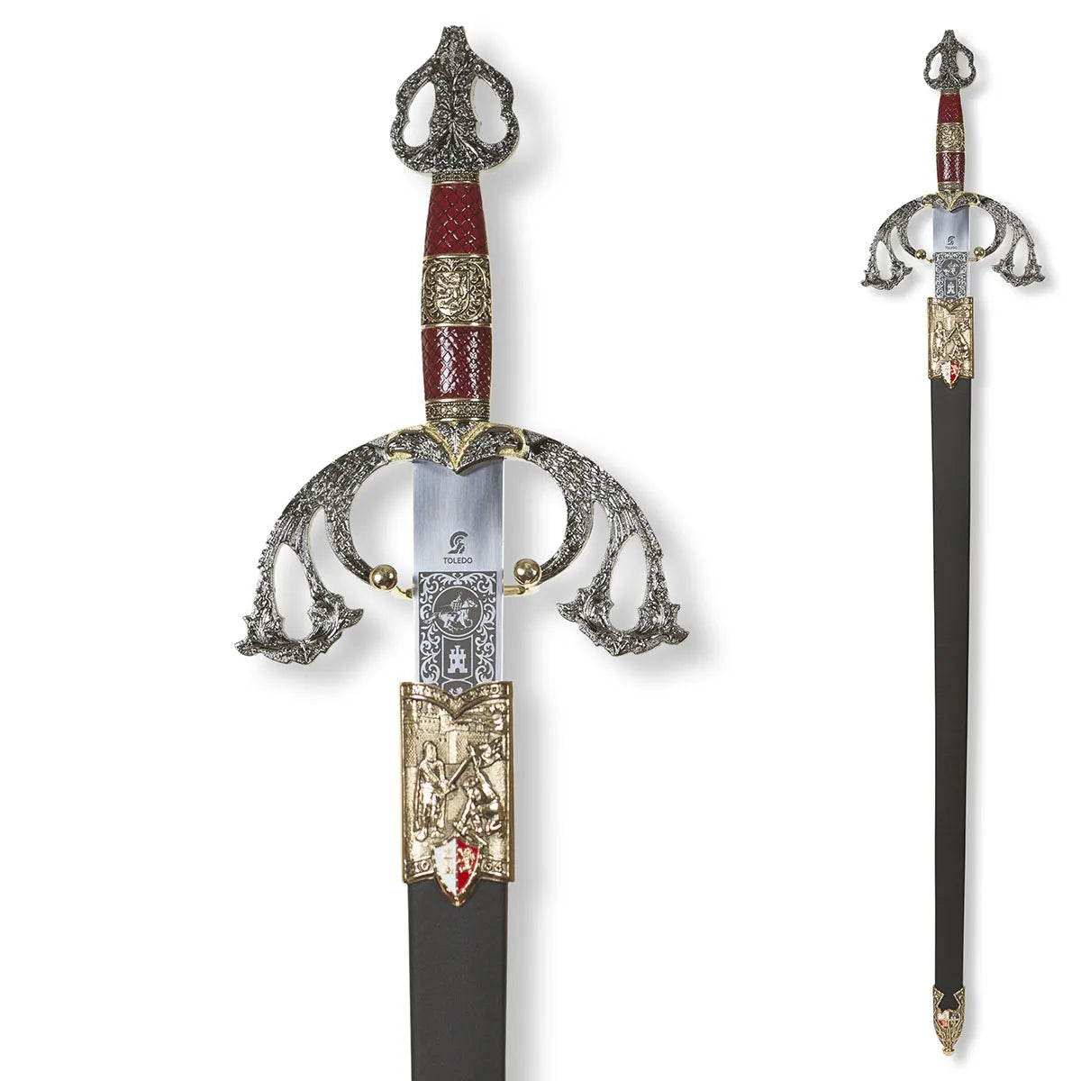 Imagen de Espada Tizona del Cid decorada parte de nuestra colección en Espadas y Más, sitio oficial.