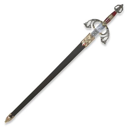 Imagen de Espada Tizona del Cid decorada parte de nuestra colección en Espadas y Más, sitio oficial.
