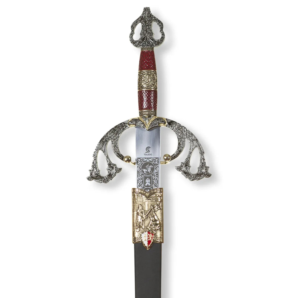 Imagen de Espada Tizona del Cid decorada parte de nuestra colección en Espadas y Más, sitio oficial.
