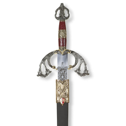 Imagen de Espada Tizona del Cid decorada parte de nuestra colección en Espadas y Más, sitio oficial.