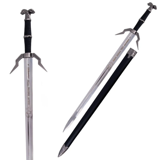 Imagen de Espada de Acero de Geralt de Rivia con Runas en The Witcher - Réplica no Oficial - parte de nuestra colección en Espadas y Más, sitio oficial.