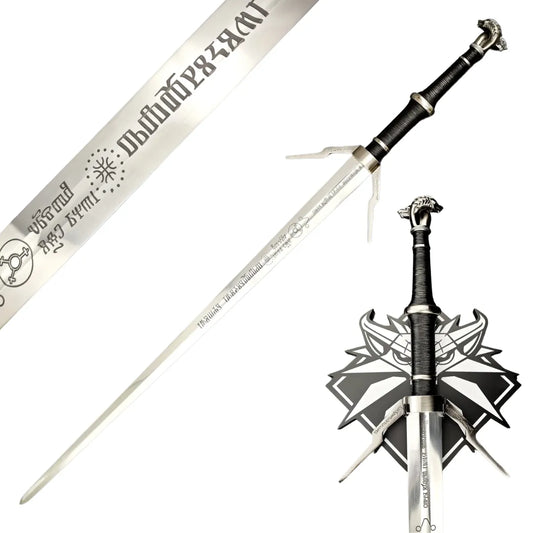 Imagen de Espada de Plata de Geralt de Rivia - The Witcher 3 parte de nuestra colección en Espadas y Más, sitio oficial.