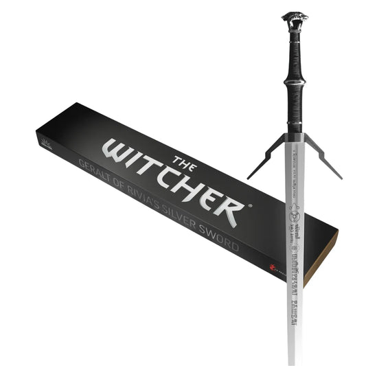 Imagen de Espada de Plata de Geralt de Rivia - The Witcher 3 parte de nuestra colección en Espadas y Más, sitio oficial.