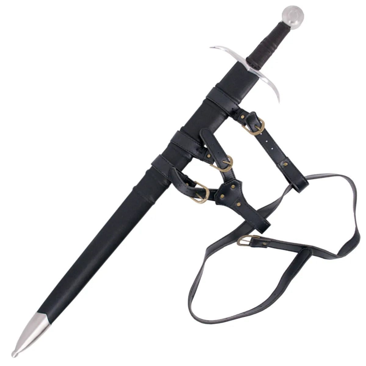 Espada medieval funcional afilada de una mano Cat B