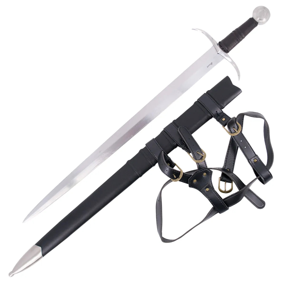 Espada medieval funcional afilada de una mano Cat B