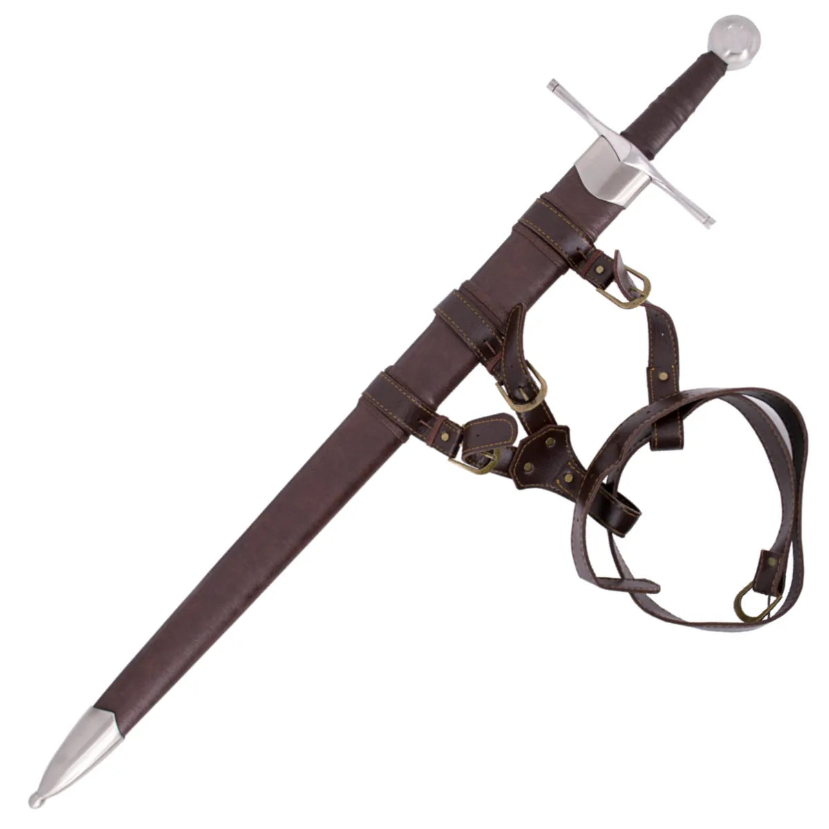 Espada medieval funcional de una mano Cat B en Acero