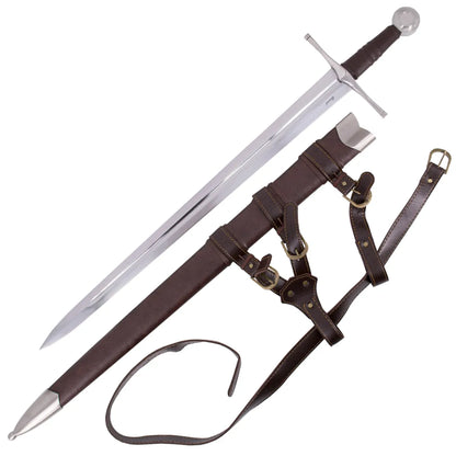 Espada medieval funcional de una mano Cat B en Acero