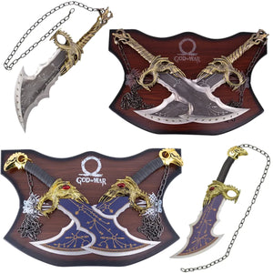 Espadas Decorativas del Caos - Hoja Azul o Gris - God of War