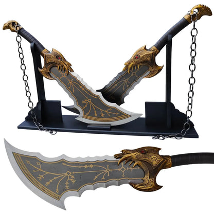 Espadas Hoja del Caos de Kratos Reforjadas God of War 5