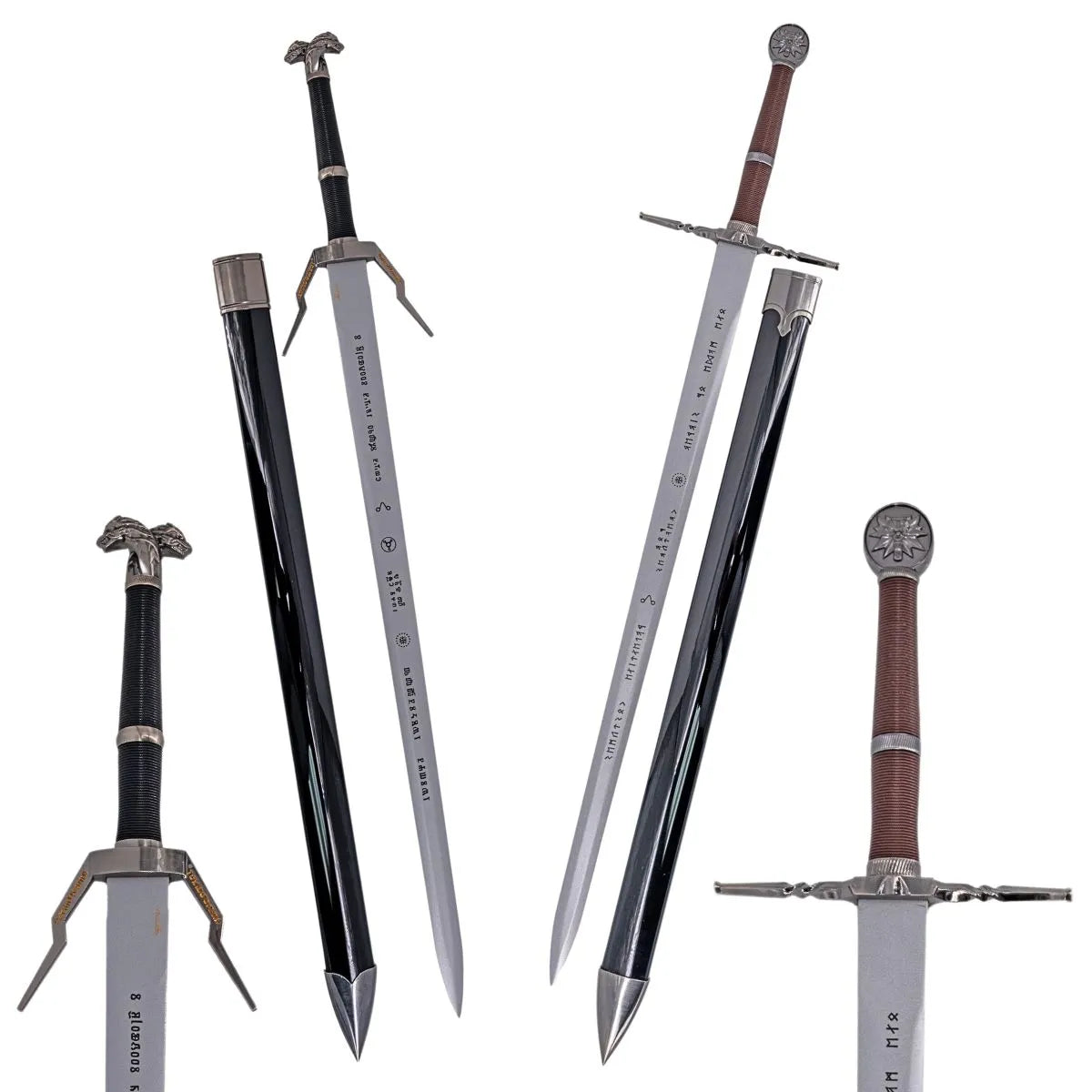 Espadas de Bambú de Geralt de Rivia – Acero y Plata The Witcher