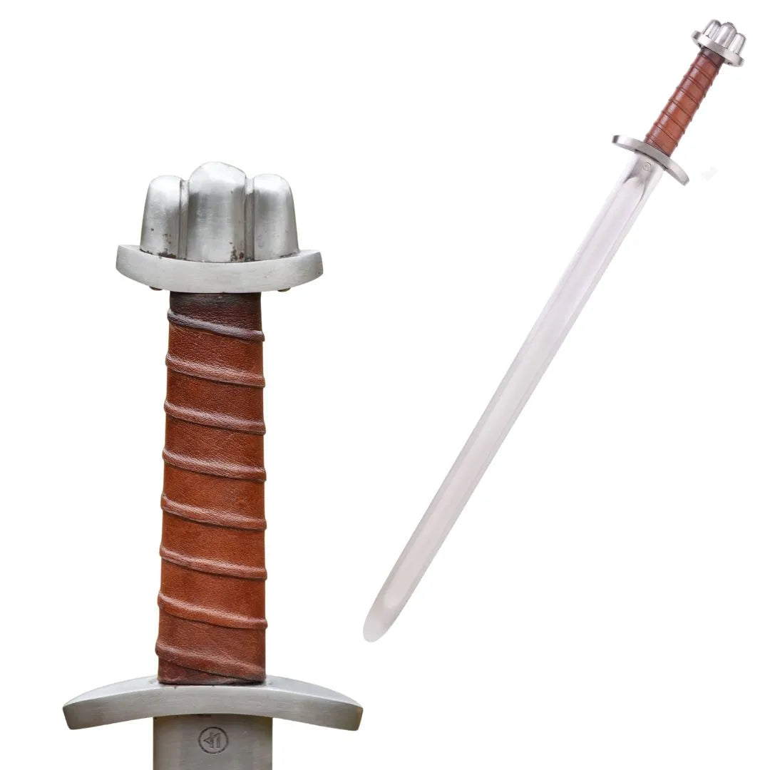 Espada vikinga con perilla de tres lóbulos, lucha de espectáculo, SK-B, varios Longitudes ULF-SW-11