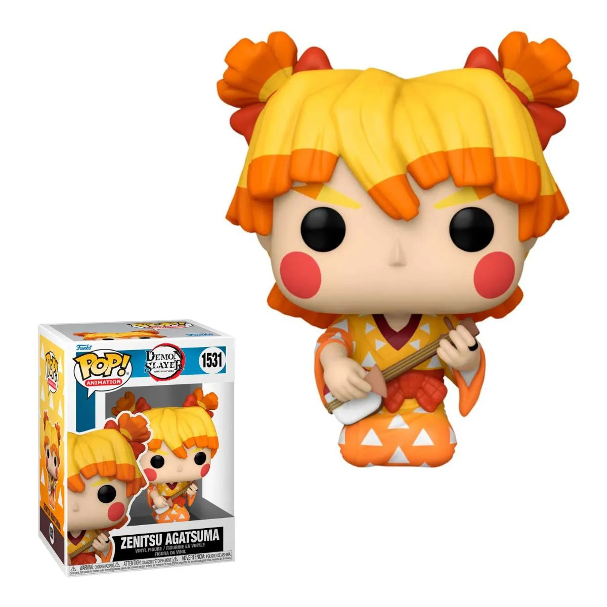 Figura Pop Zenitsu Agatsuma - Demon Slayer - Kimetsu No Yaiba