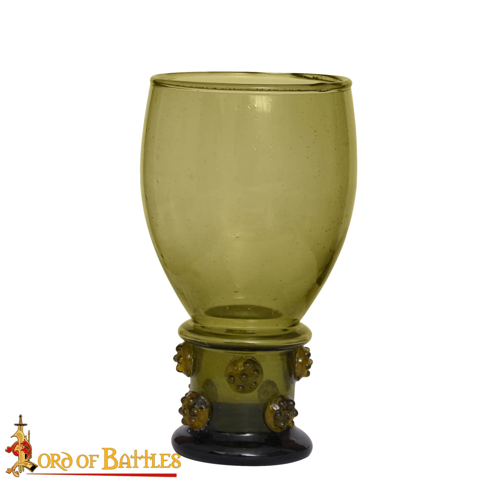 Copa de Cristal de Bosque Estilo Siglo Xv-xvi con Prunts Vajilla Medieval- Segunda Calidad - Imagen 3