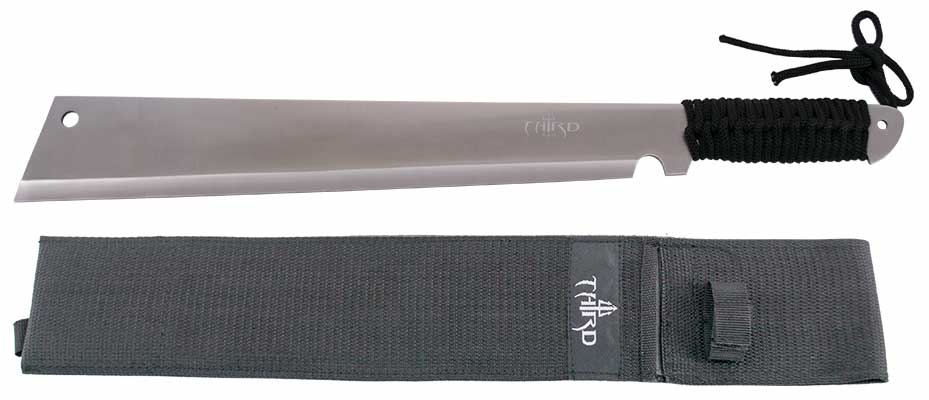 Machete Cortacañas Acero Inox 38 Cm Third Ref. H0067bw