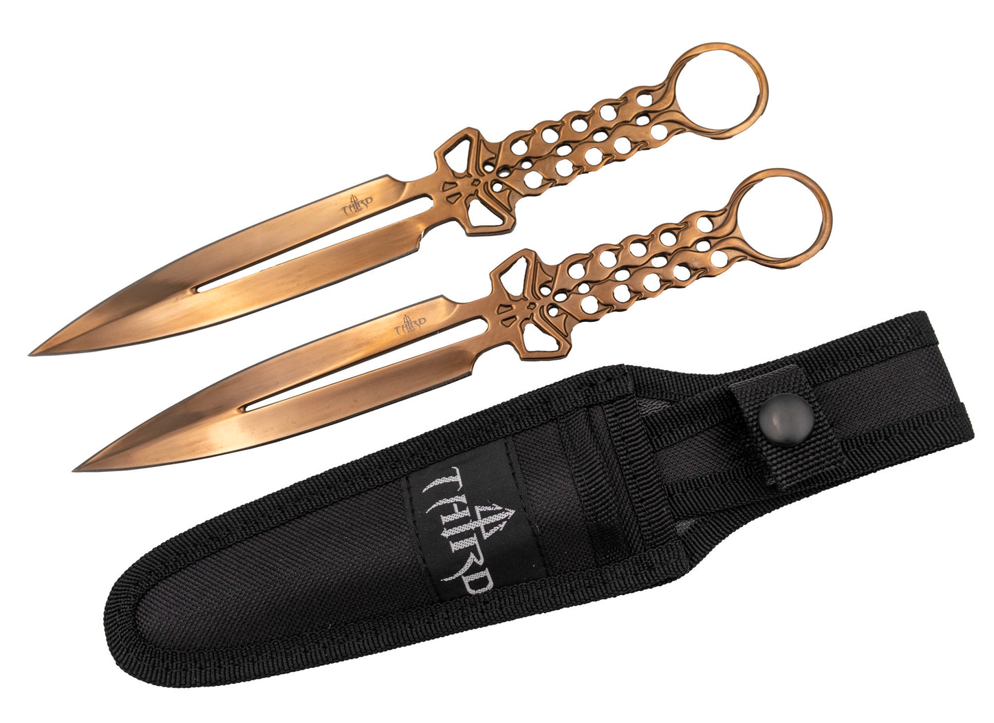 Cuchillos Lanzadores Third con Funda - Varios Acabados