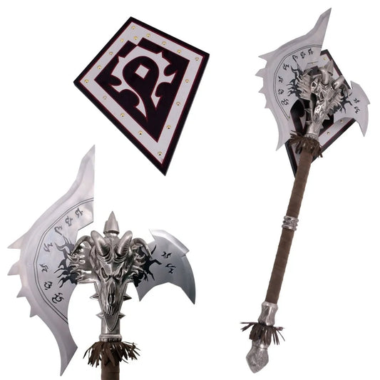Imagen de Hacha World Of Warcraft Shadowmourne S0177 parte de nuestra colección en Espadas y más, sitio oficial.