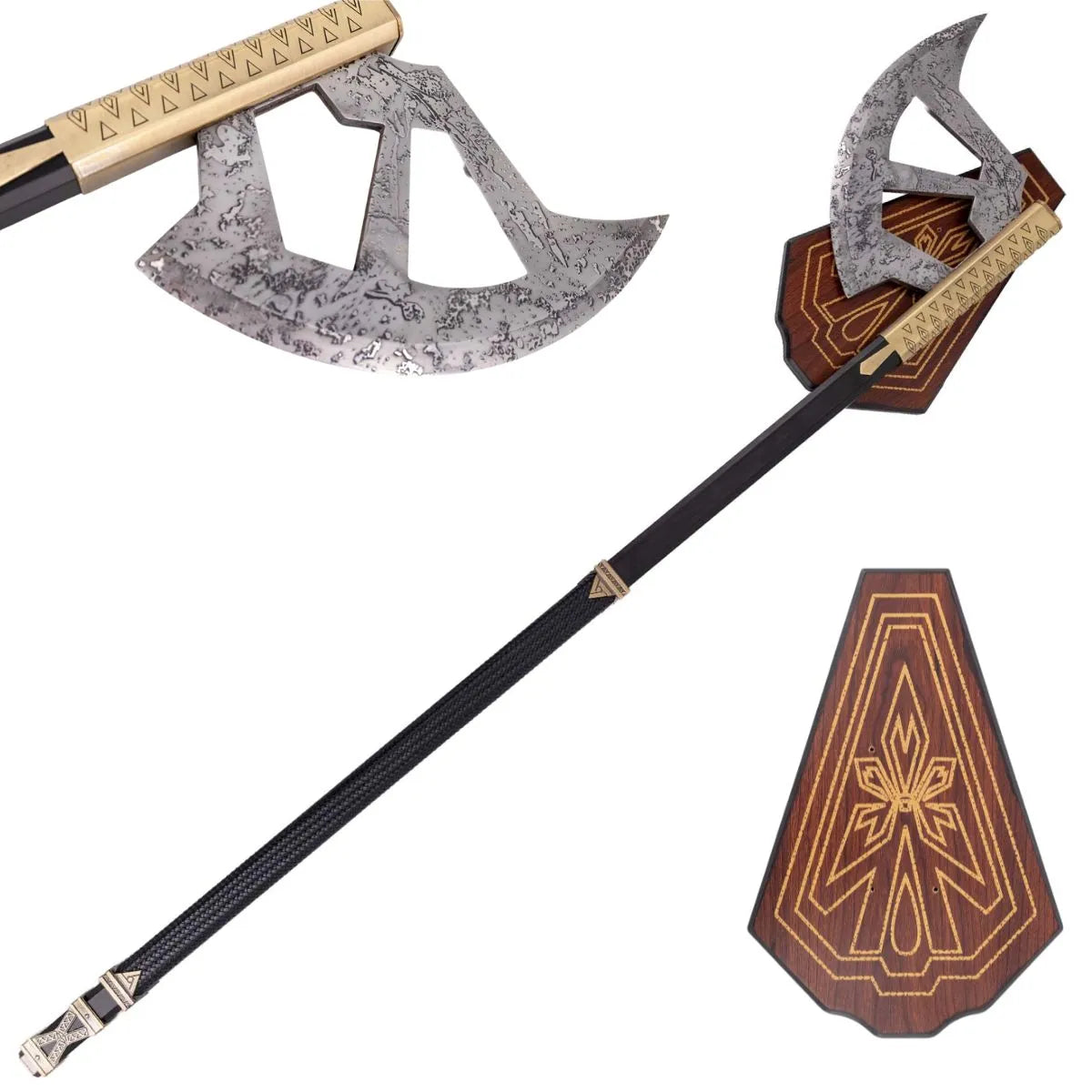 Hacha de Paseo de Gimli con Soporte El Señor de los Anillos