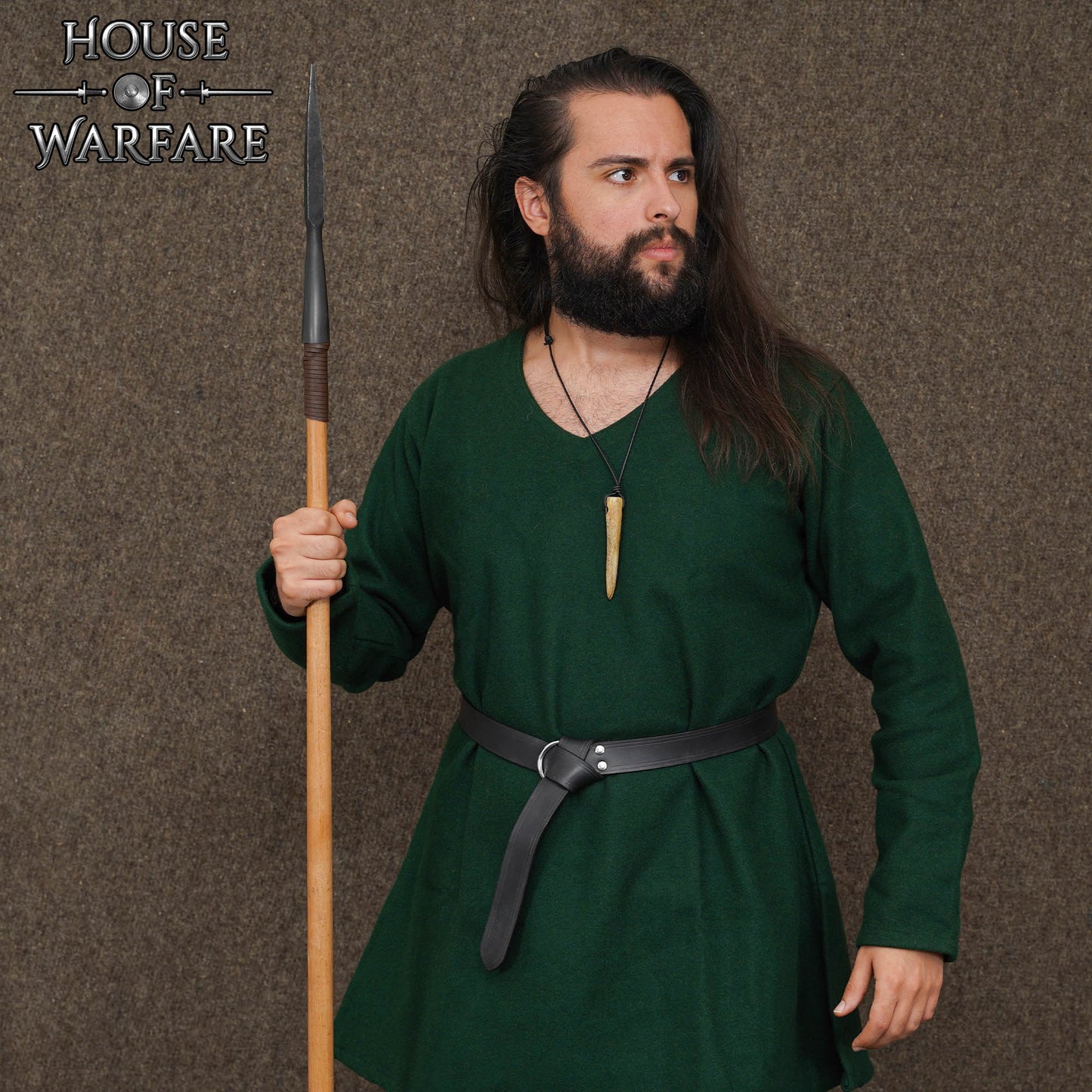 Lanza de Lanzamiento de Jabalina Forjada a Mano de Acero Al Carbono Estilo Vikingo - Imagen 2