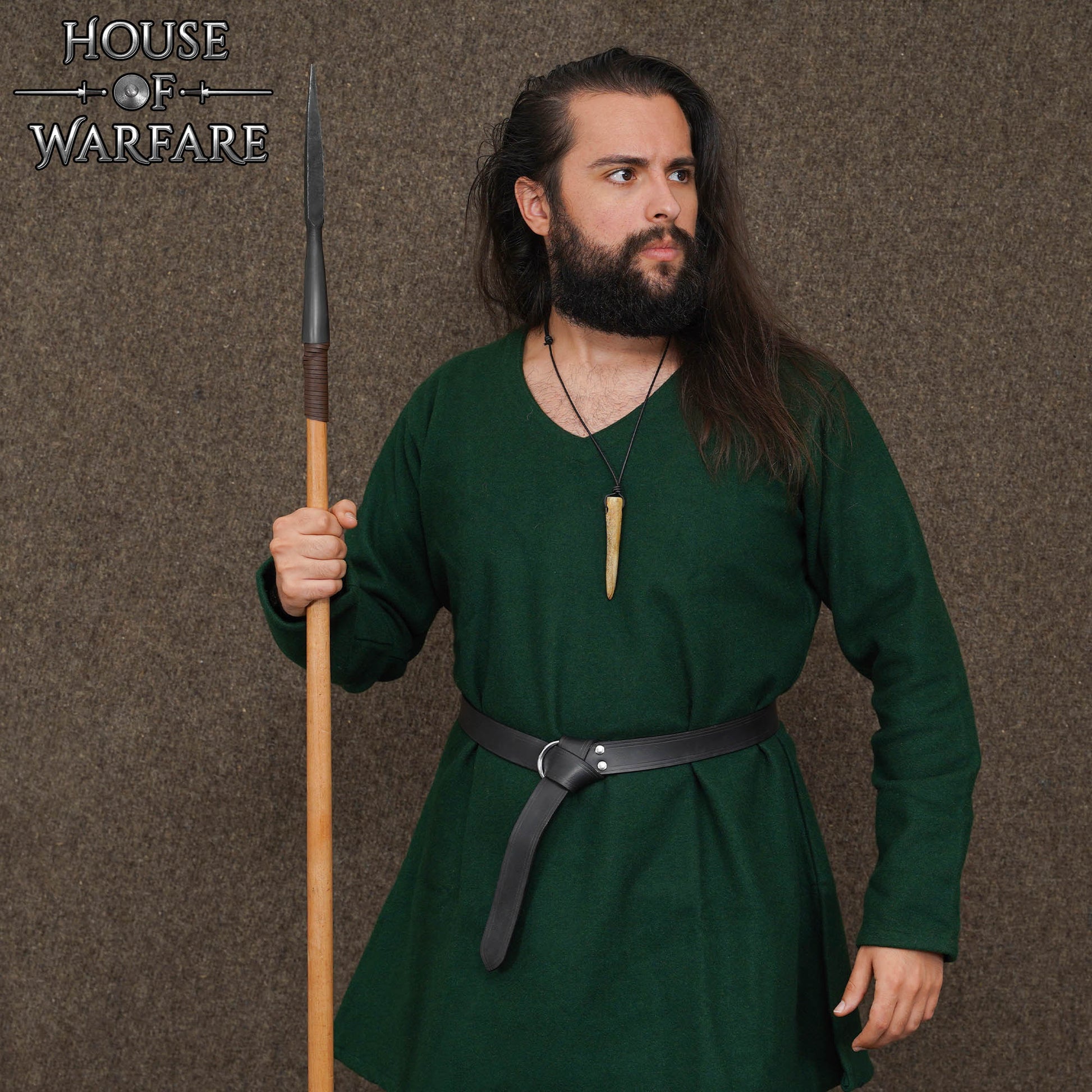 Lanza de Lanzamiento de Jabalina Forjada a Mano de Acero Al Carbono Estilo Vikingo - Imagen 2