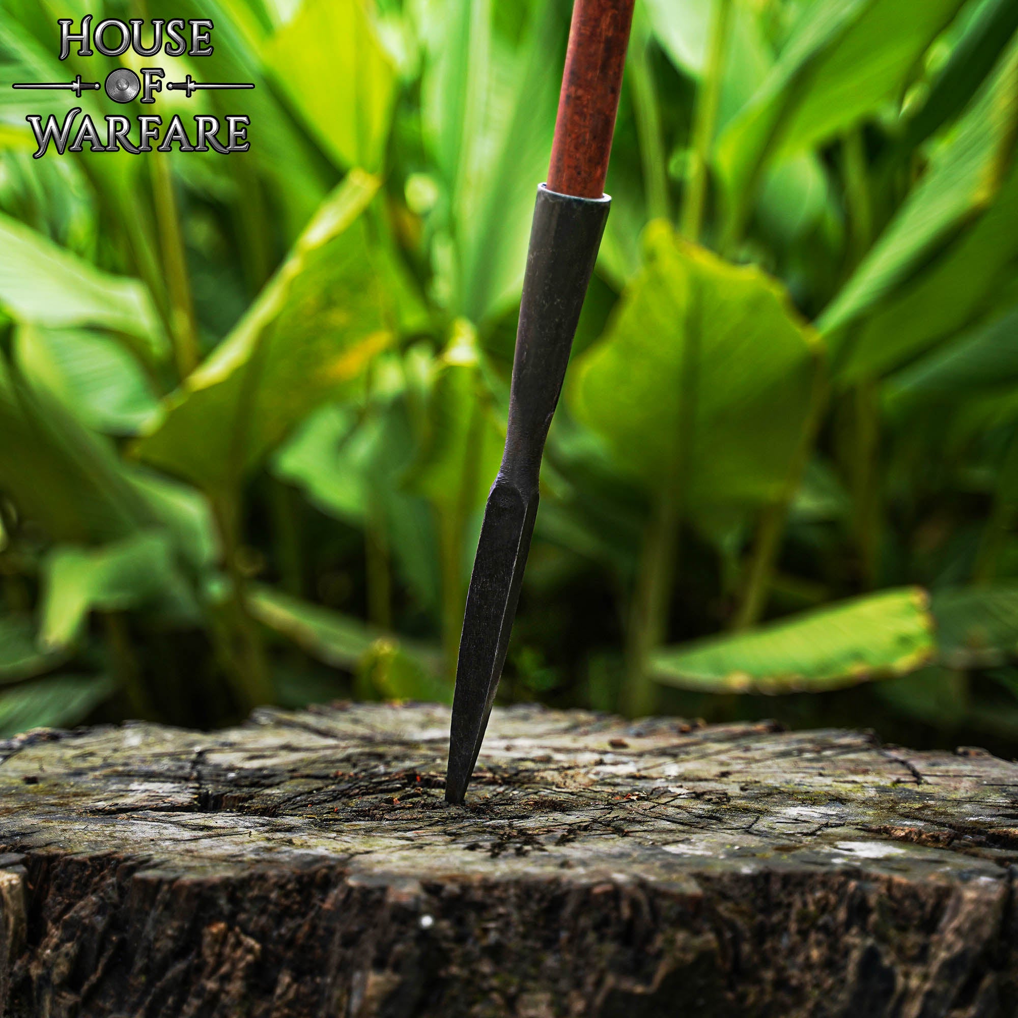 Lanza de Lanzamiento de Jabalina Forjada a Mano de Acero Al Carbono Estilo Vikingo - Imagen 6