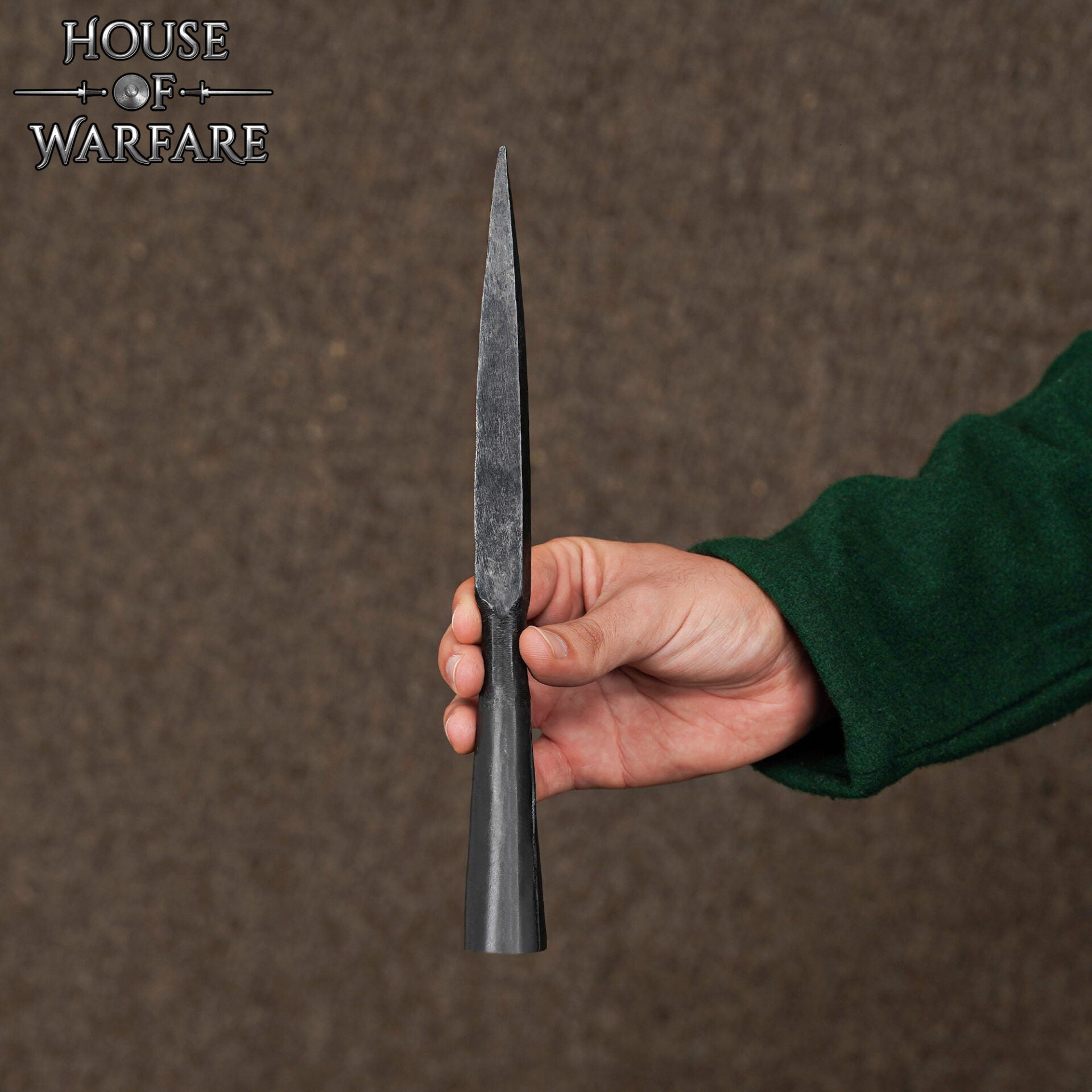 Lanza de Lanzamiento de Jabalina Forjada a Mano de Acero Al Carbono Estilo Vikingo - Imagen 7