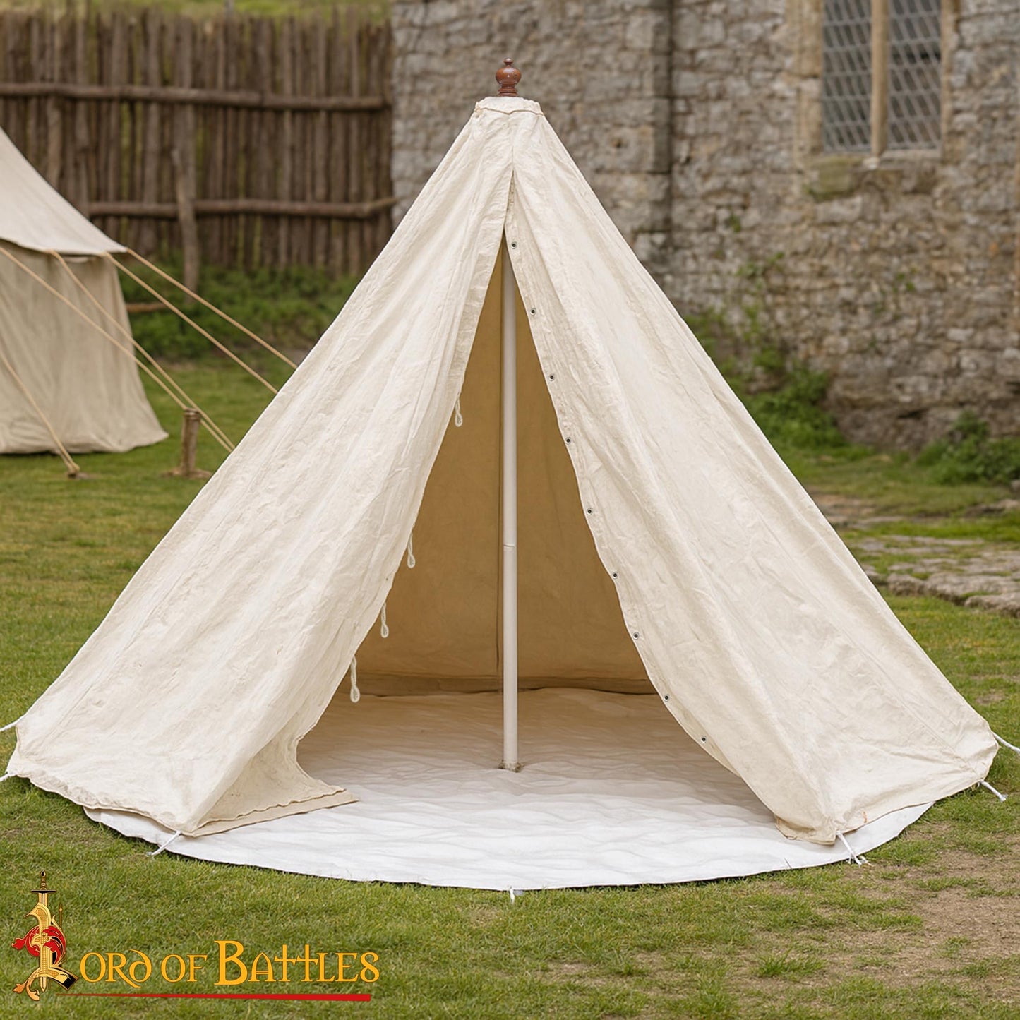 Tienda de Lona Cónica Medieval | Refugio de Camping - Imagen 1