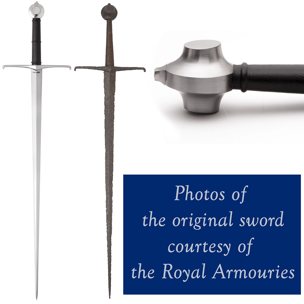 Bastard or hand and a half sword 14th century Royal Armouries 501832