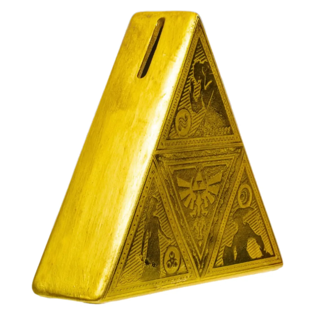Imagen de Hucha Triforce The Legend Of Zelda parte de nuestra colección en Espadas y Más, sitio oficial.