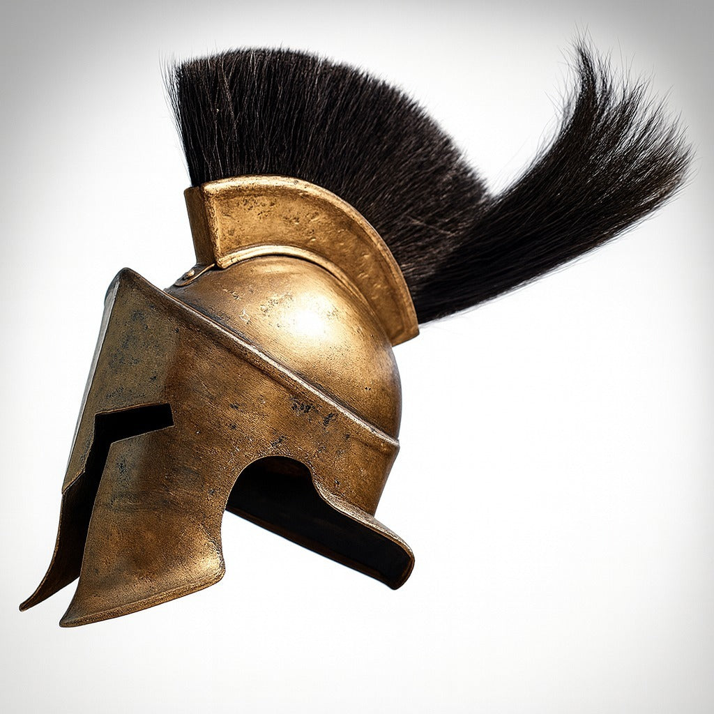Casco de Caballero en Miniatura - Casco de Pan de Azúcar con Soporte - Imagen 1