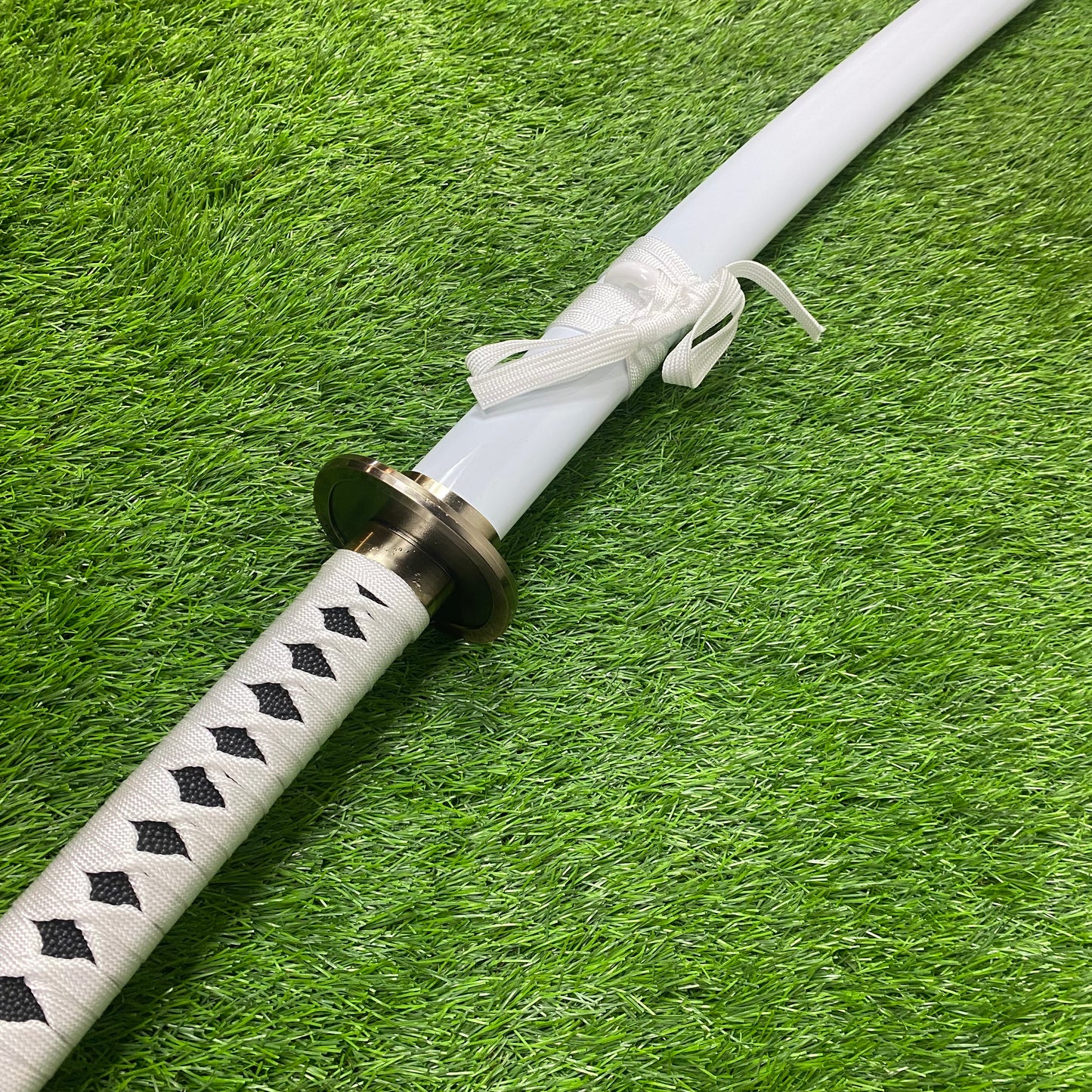 Katana Wado Ichimonji hoja de bambú Zoro One Piece C/Defectos N95
