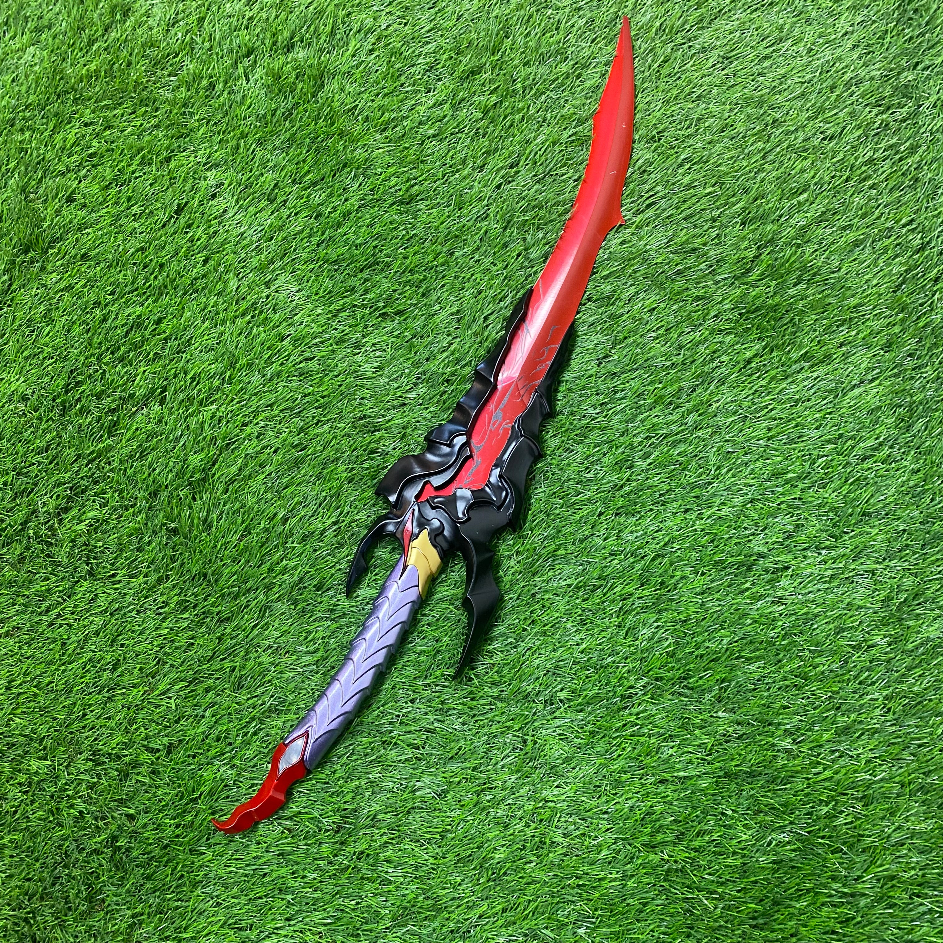 Daga Solo Leveling Ira de Kamish Negra C/Defectos N100