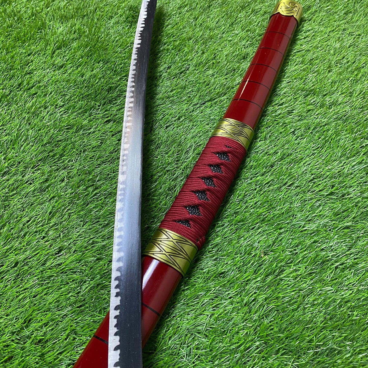 Katana Sandai Kitetsu Roronoa Zoro One Piece Decorative High-End W/Defects N105