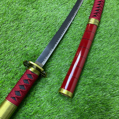 Katana Sandai Kitetsu Roronoa Zoro One Piece Decorative High-End W/Defects N107
