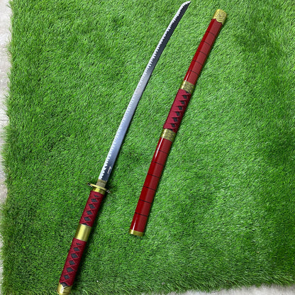 Katana Sandai Kitetsu Roronoa Zoro One Piece Decorative High-End W/Defects N107