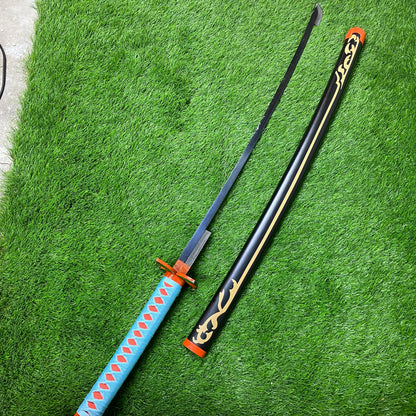 Katana Decorativa de Kocho Shinobu - Acero  Kimetsu no Yaiba C/Defectos N110