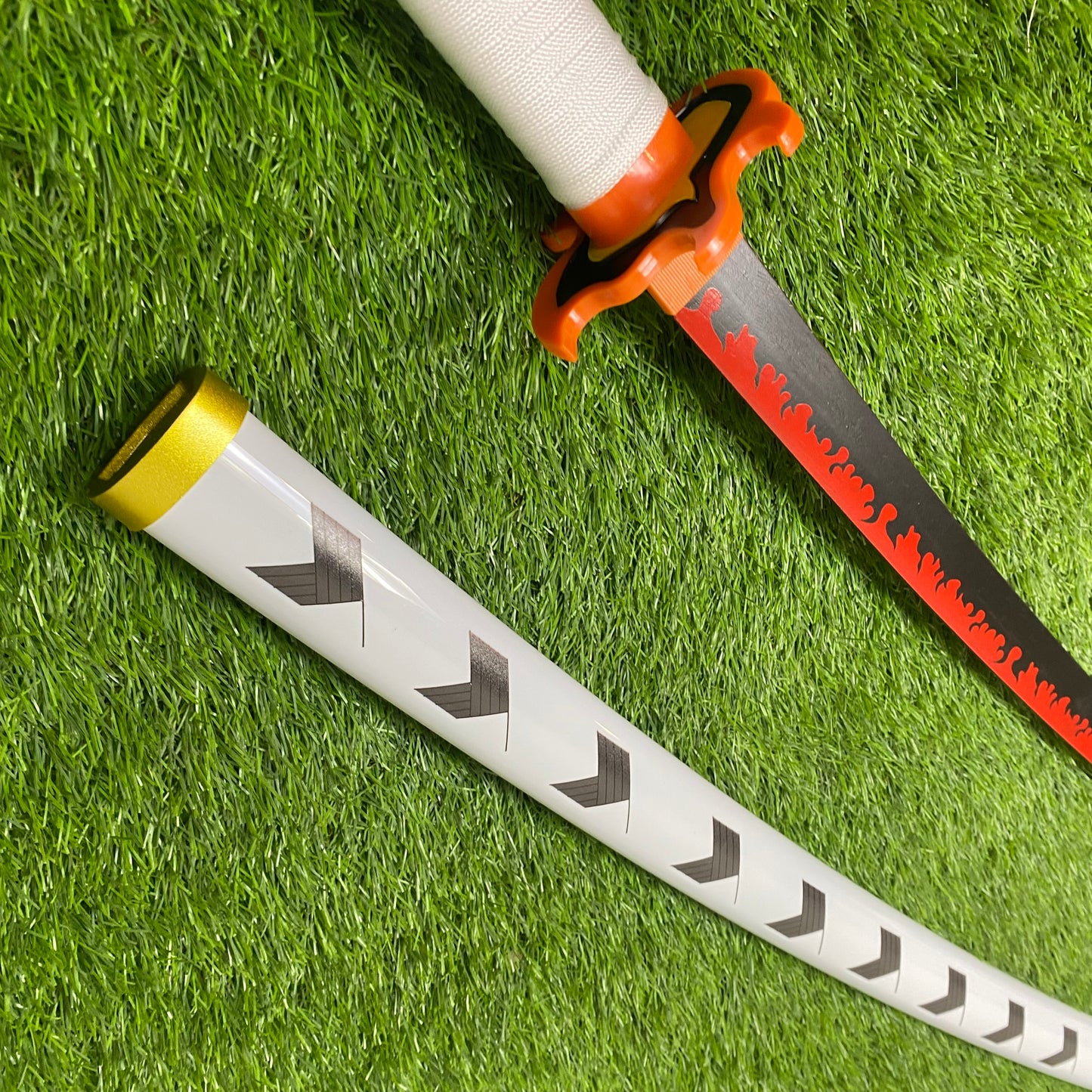 Katana de Rengoku de Bambú Demon Slayer Kimetsu no Yaiba C/Defectos N112