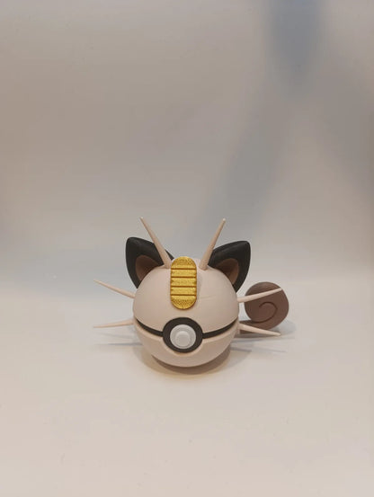 Poké Ball Meowth | Réplica Coleccionable Premium