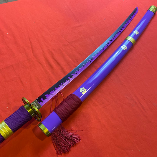 Katana Enma Morada de Zoro One Piece C/Defectos N122