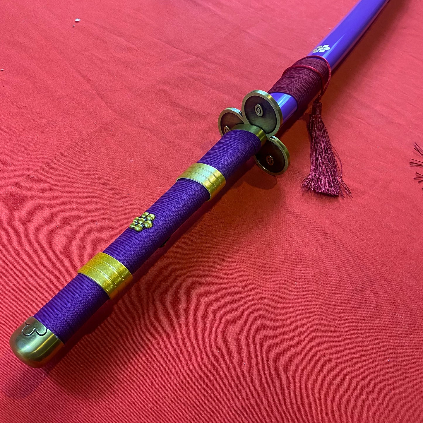 Katana Enma Morada de Zoro One Piece C/Defectos N125