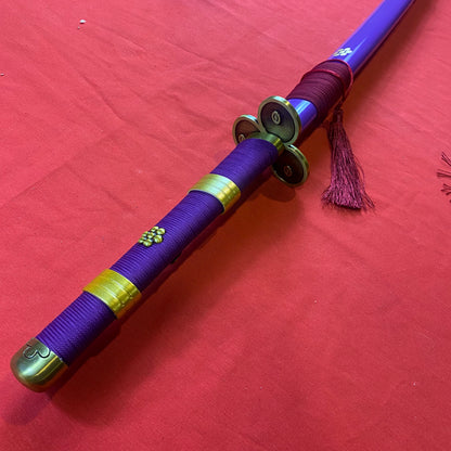 Katana Enma Morada de Zoro One Piece C/Defectos N125