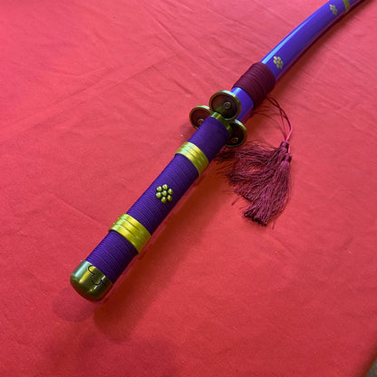 Katana Enma Morada de Zoro One Piece C/Defectos N127